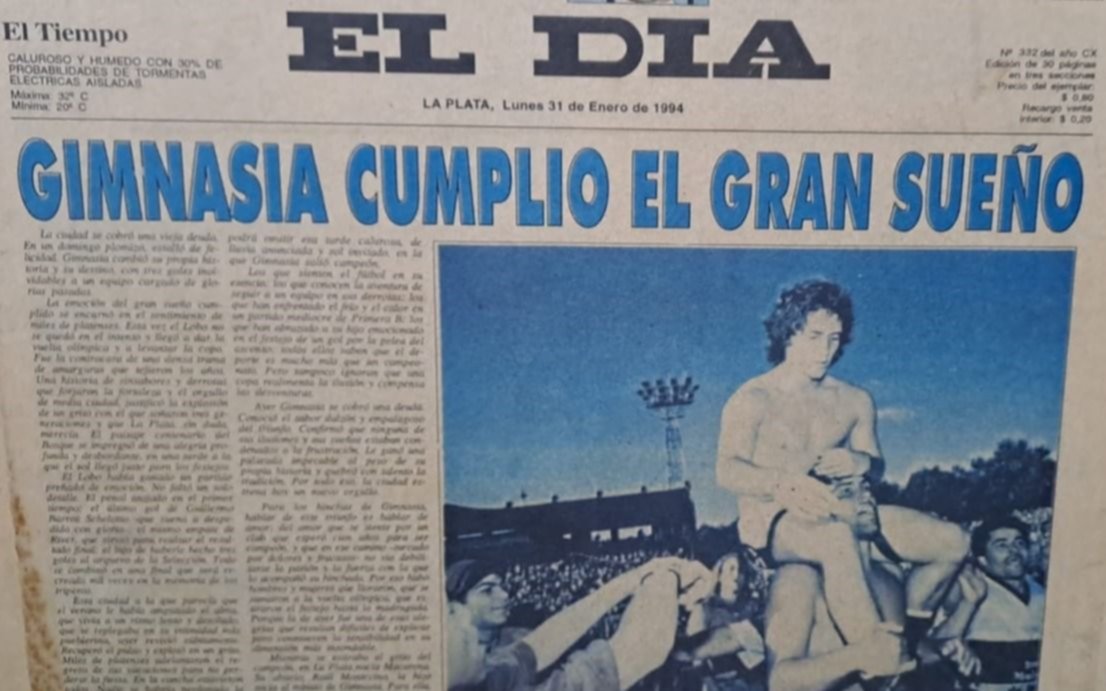 Se cumplen tres décadas del campeonato tripero en el Torneo Centenario