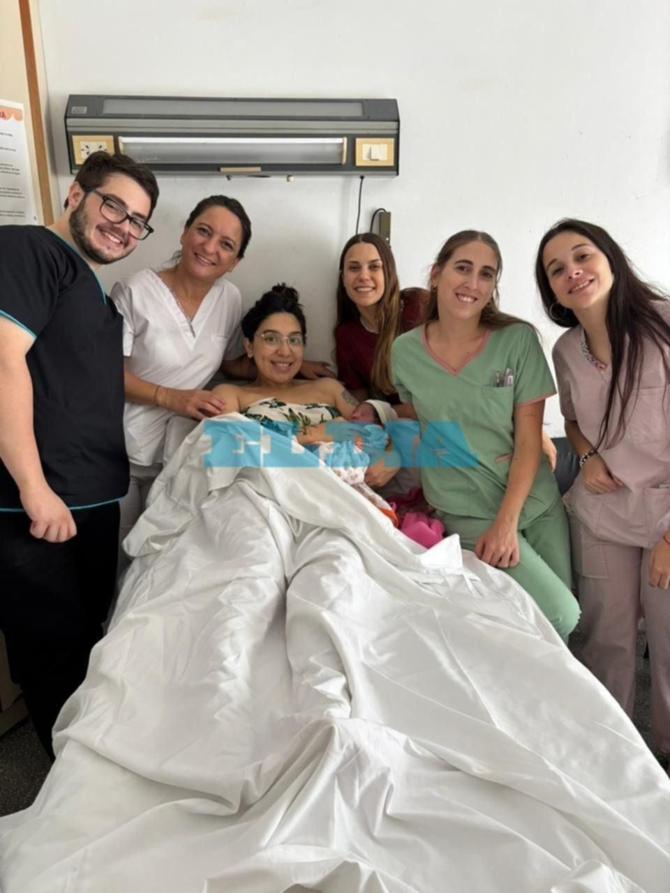 ¡Nena dijo la partera! Julia, la primera beba de La Plata que nació en 2025