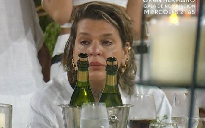 Sandra, la platense de Gran Hermano, se convirtió en meme en la cena de Año Nuevo: qué pasó