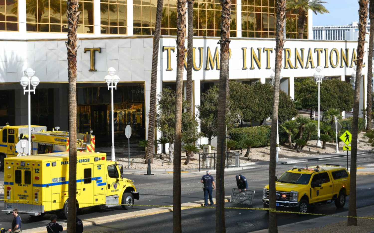 Un muerto y varios heridos tras la explosión de un Tesla en un hotel de Donald Trump en Las Vegas