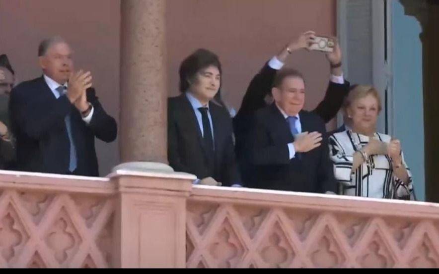 Javier Milei y el venezolano Edmundo González Urrutia, se reunieron en Casa Rosada: los detalles