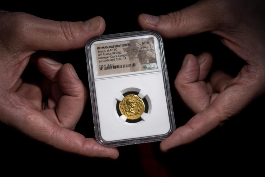 US$ 2 millones por una moneda con la cara de Brutus