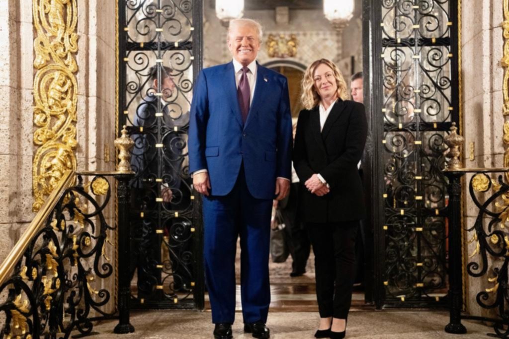 Sorpresiva visita de Meloni a Trump