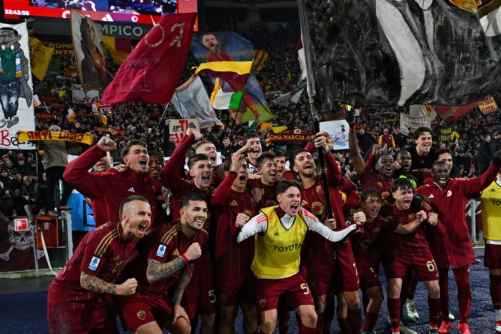 Roma festejó en el derby de la “Ciudad eterna”