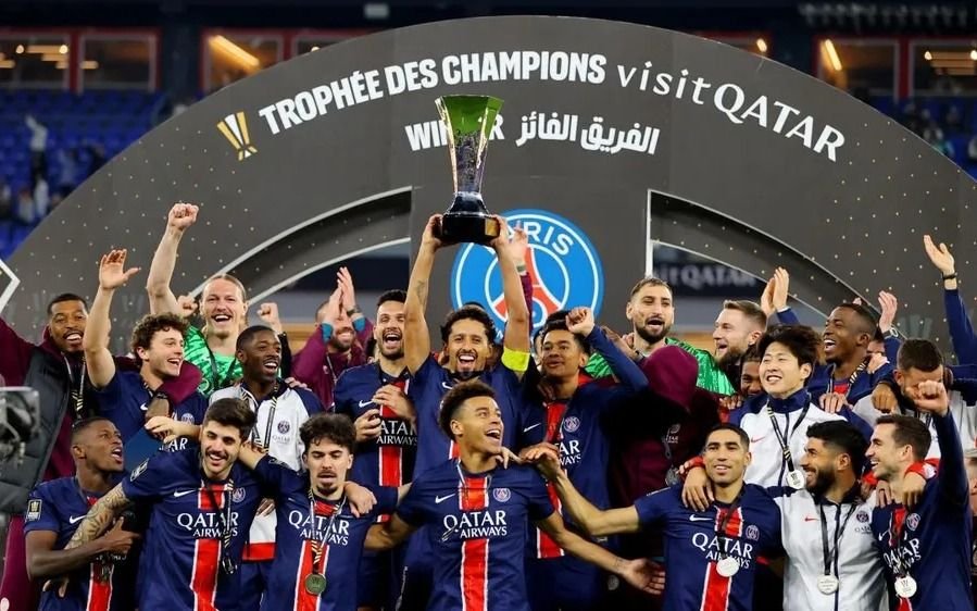 El PSG, otra vez campeón de la Supercopa