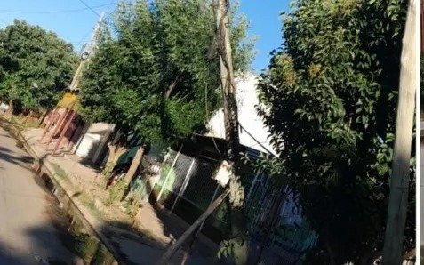 Vecinos de San Francisco Solano denuncian el estado crítico de decenas de postes