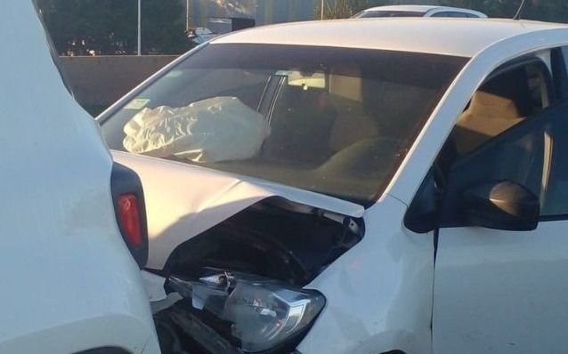 Alan Velasco encendió las alarmas por un accidente en la autopista Ricchieri