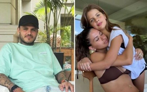 Mauro Icardi publicó a la China Suárez con sus hijas: “El amor vence al odio”