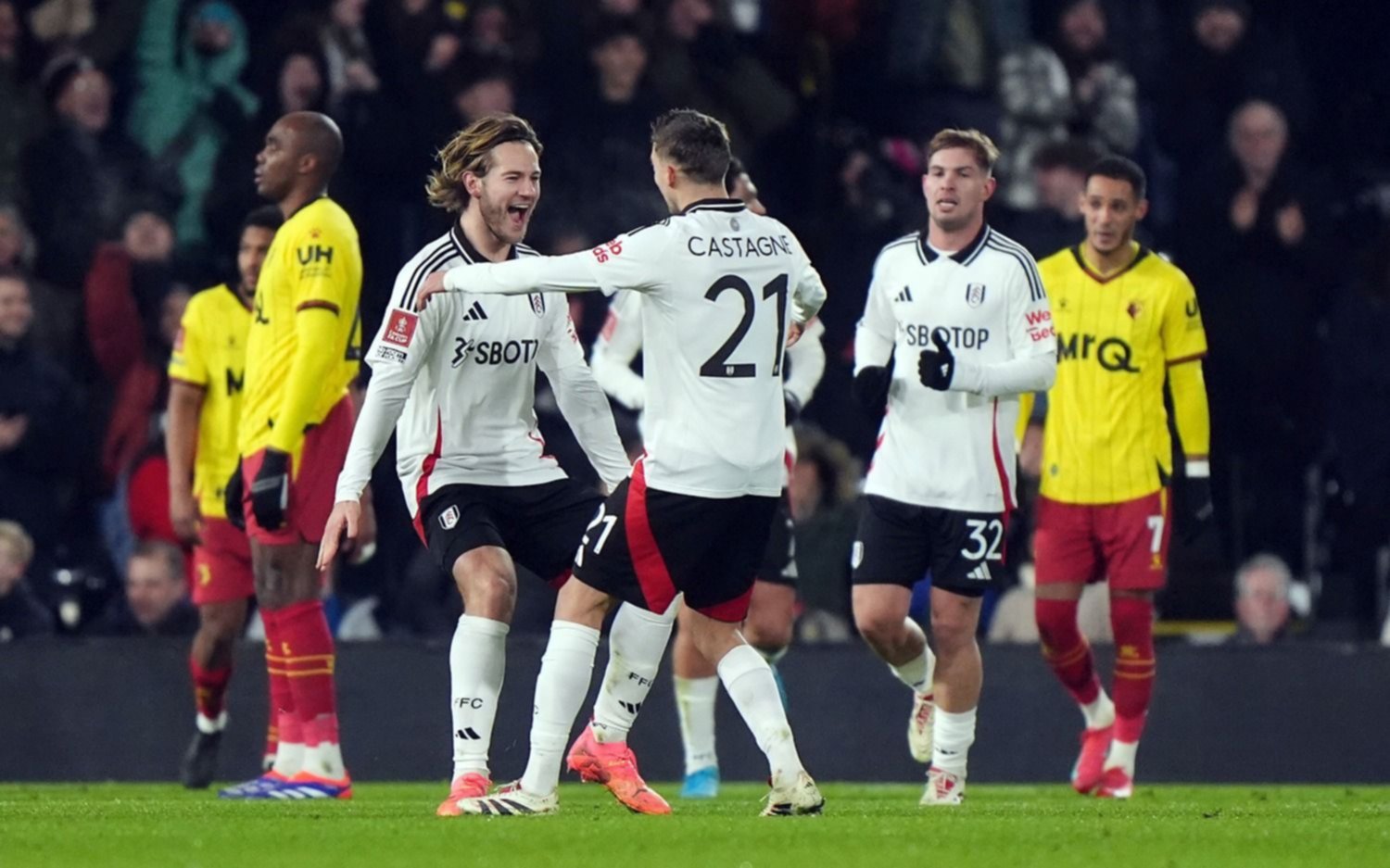 FA Cup: el Fulham goleó 4-1 al Watford
