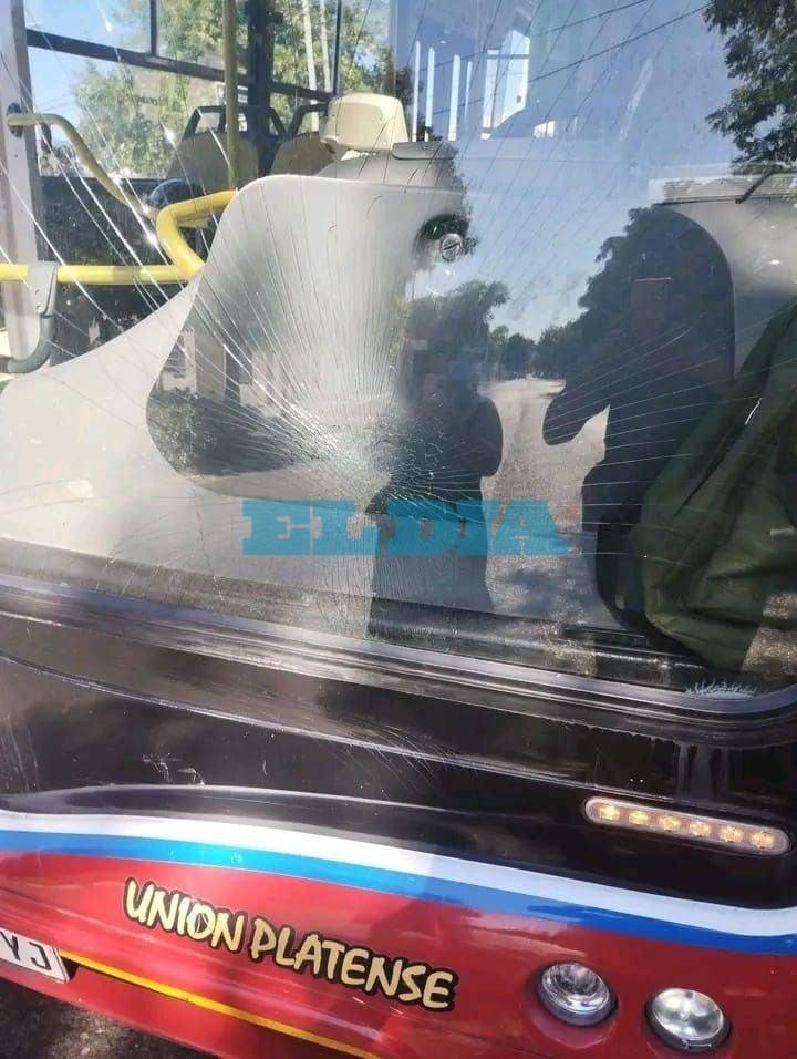 Fuerte choque entre una moto y un micro de la 273 en Tolosa: saldo de una mujer internada