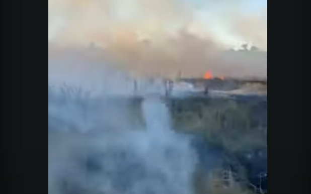 Nuevo incendio en el "Campo del Alemán" en Quilmes