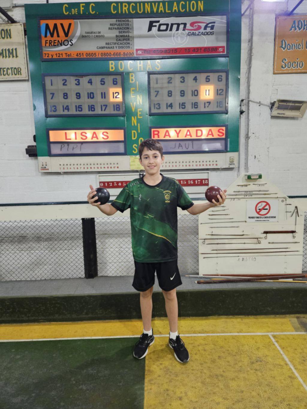 Pipi, el platense de 13 años que salió campeón y es promesa en las bochas