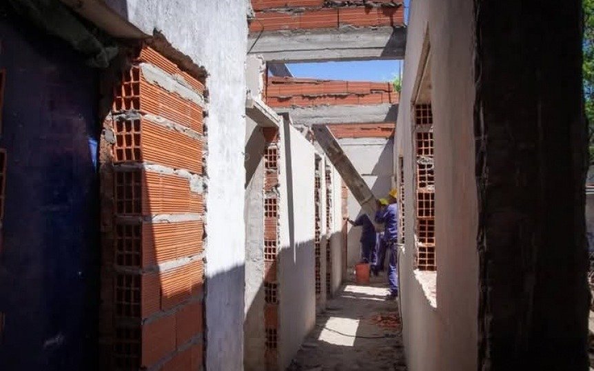Avanzan las obras en el CAPS "La Loma" de Bernal Oeste