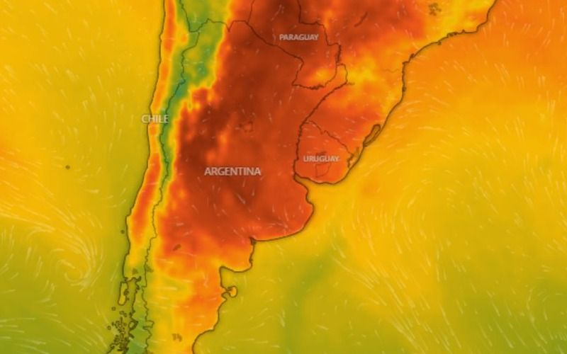 Alerta por calor extremo en 11 provincias: cómo sigue el mapa de riesgo de incendios