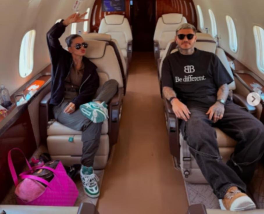 Wanda tenía razón: la China, feliz, en jet privado