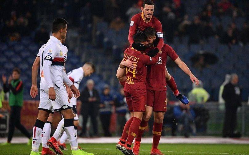 Con Dybala y Paredes, Roma venció al Genoa y se acomodó en el torneo