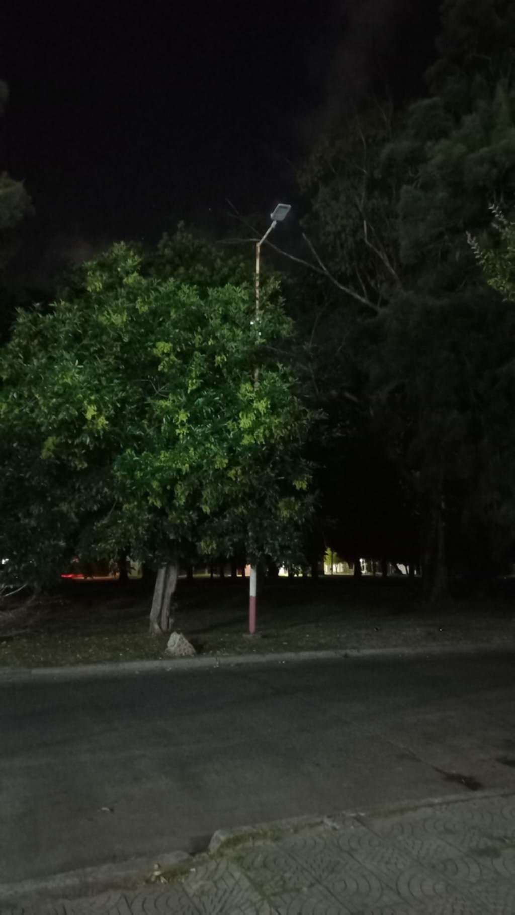 Piden por el alumbrado público en plazas y calles: “A oscuras”