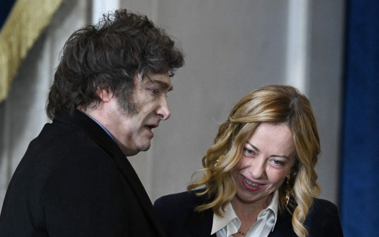Javier Milei en la asunción de Trump: cerca de Meloni y junto a su hermana Karina