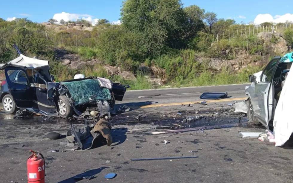 Dramático accidente en Altas Cumbres: cuatro muertos y un bebé herido