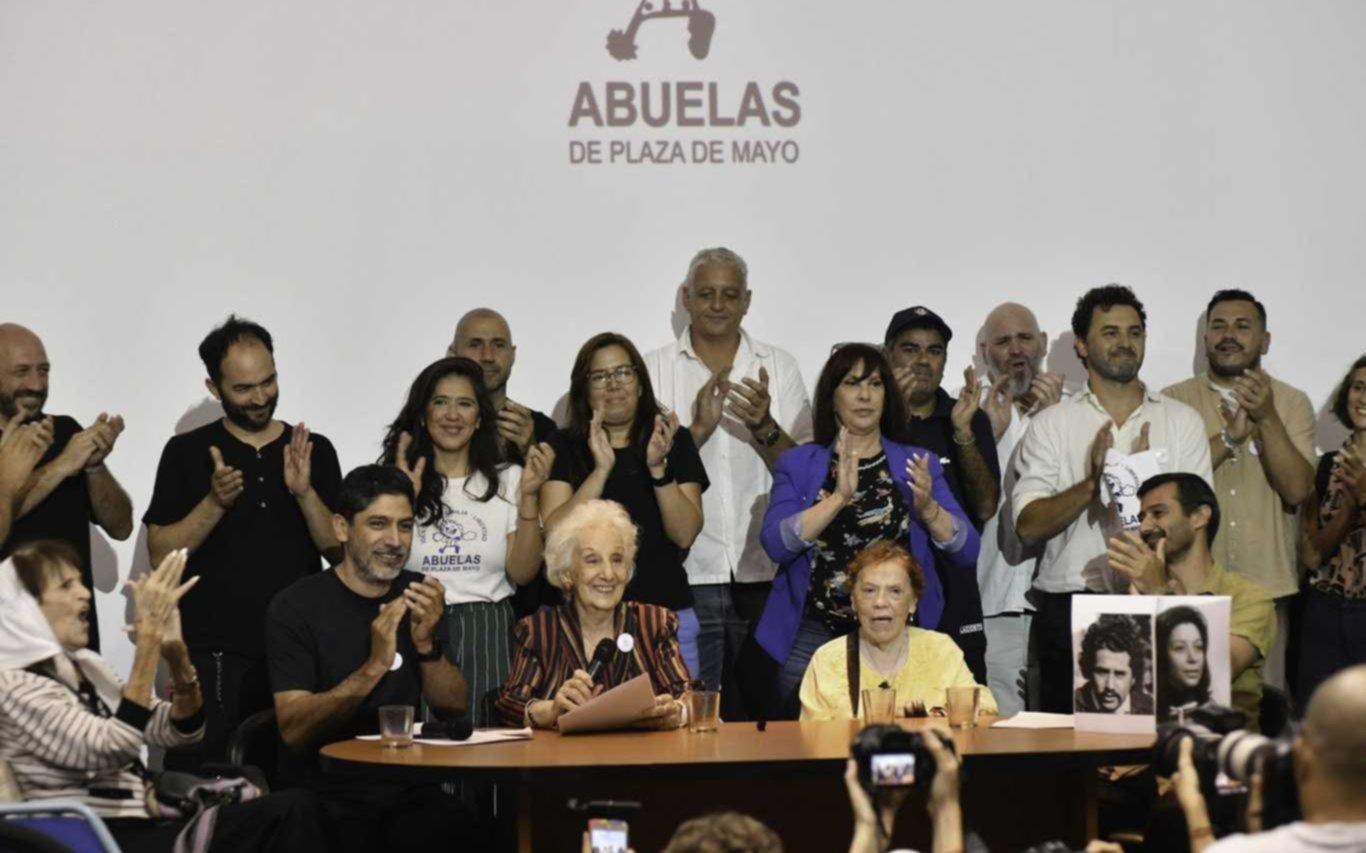 Abuelas anunciaron la aparición de la nieta 139: era hija de un platense