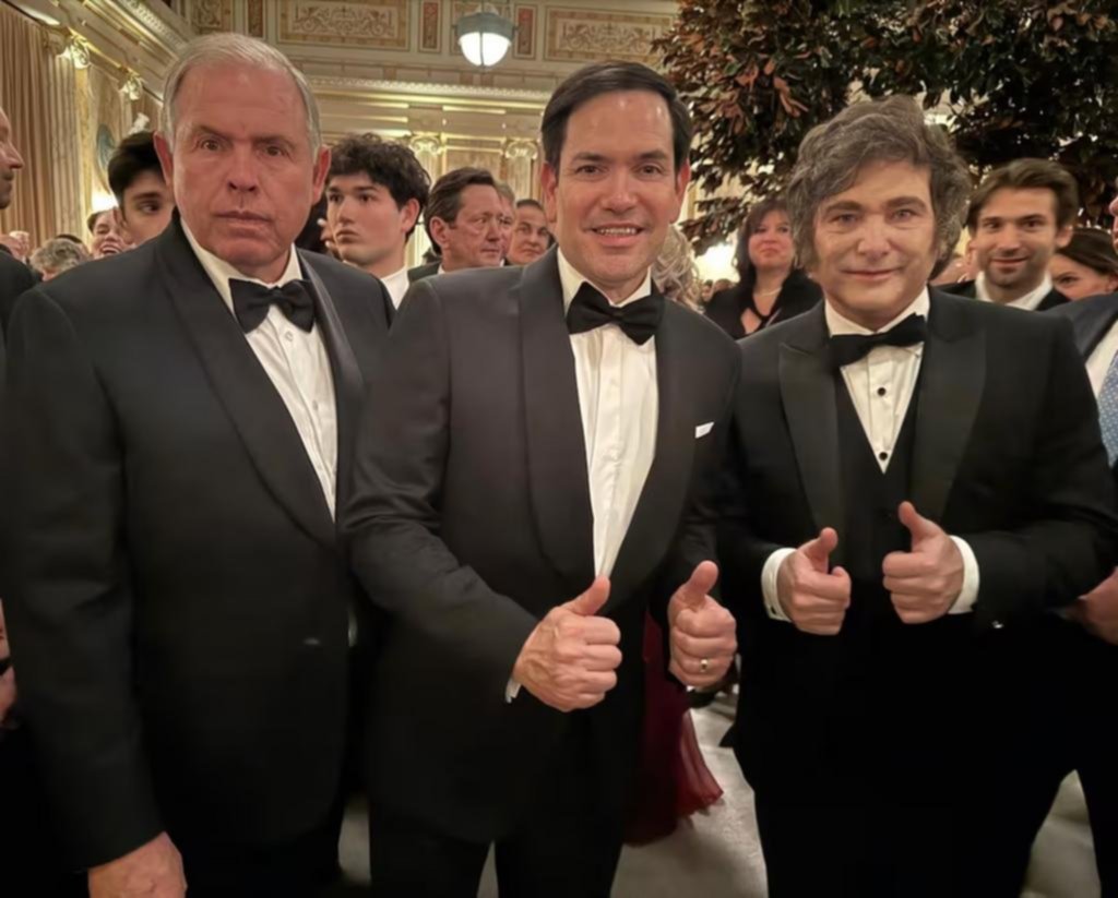 Milei sumó fotos con funcionarios de Trump