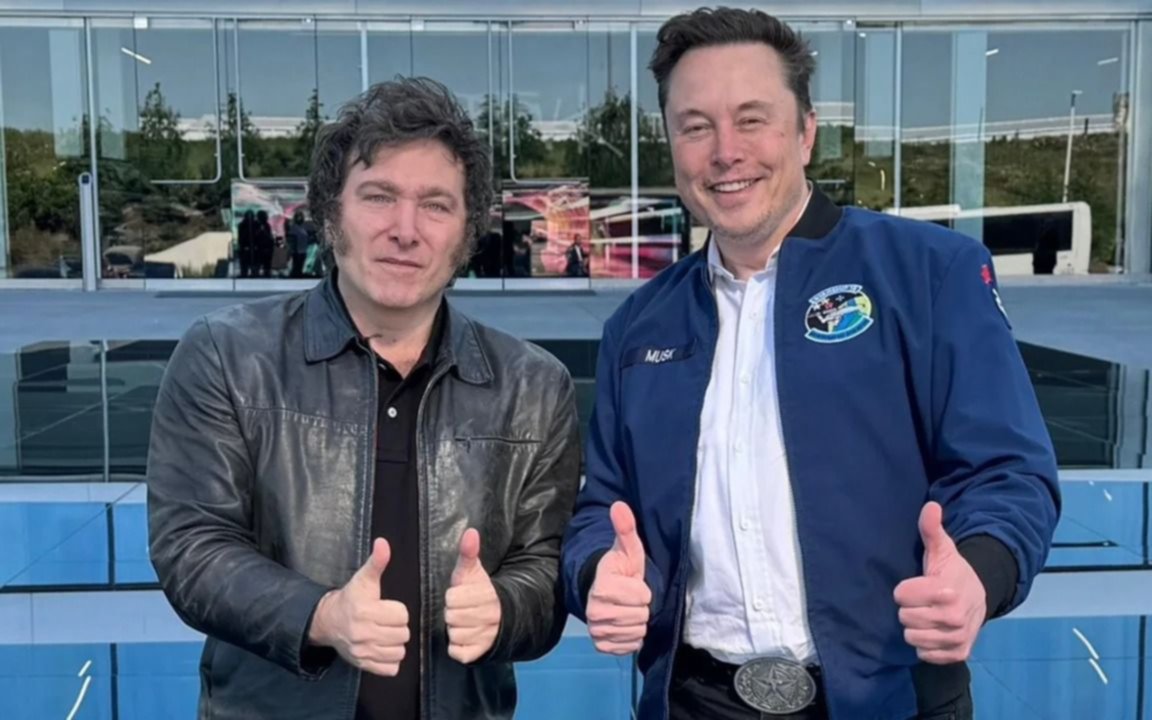 La enérgica defensa de Milei a Elon Musk: "Nazi las pelotas"