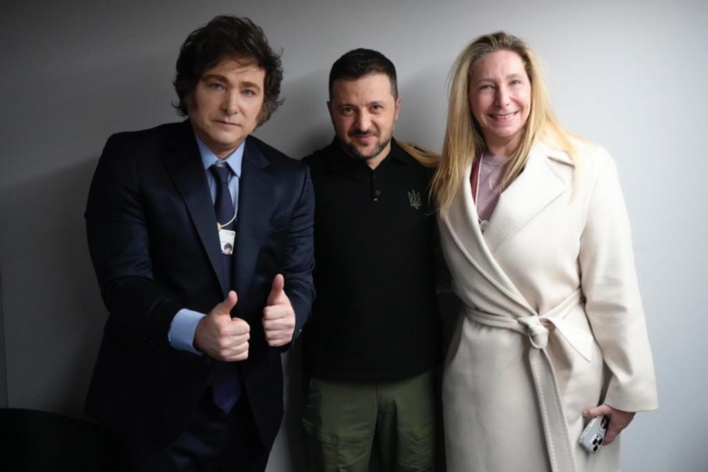 El Presidente se reunió con su par de Ucrania, Volodomir Zelenski