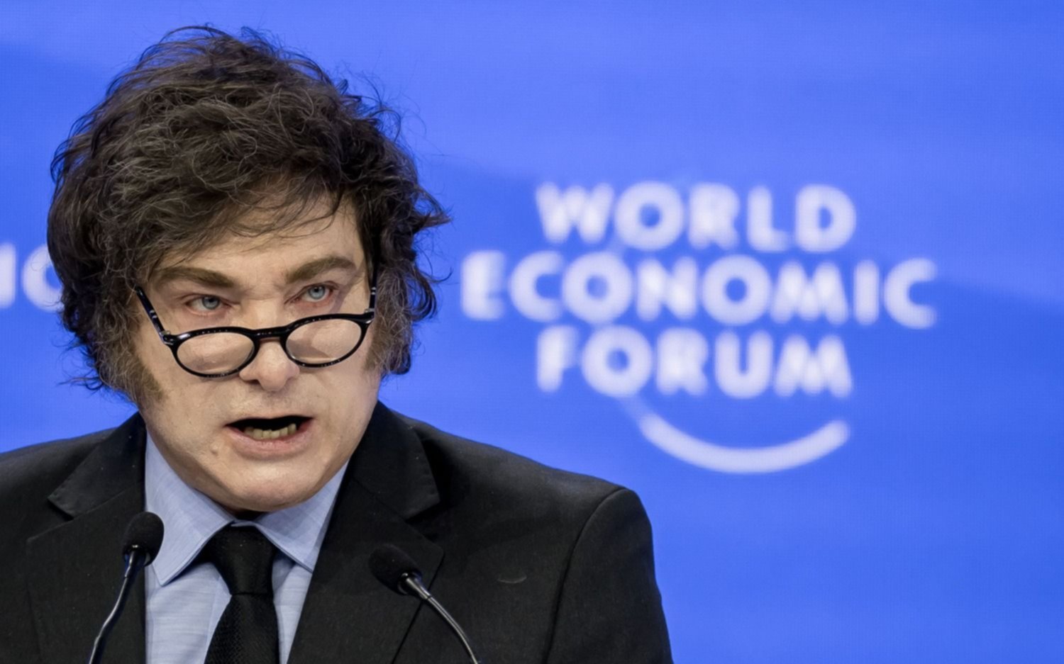 En Davos, Milei puso de ejemplo a la Argentina y habló de "eliminar el virus de la ideología woke"