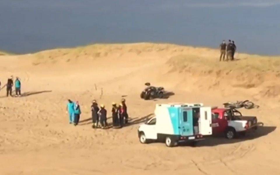 Villa Gesell, picadas mortales en la arena: choque fatal entre cuatriciclo y moto 