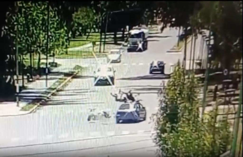 Una pareja herida tras un terrible accidente