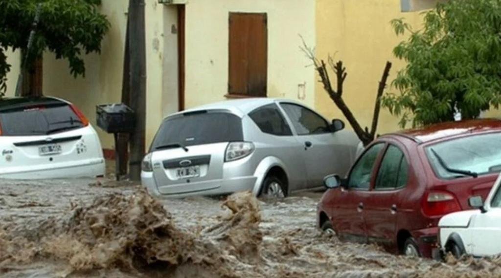 Fuertes temporales en Calamuchita y Río Hondo durante el fin de semana