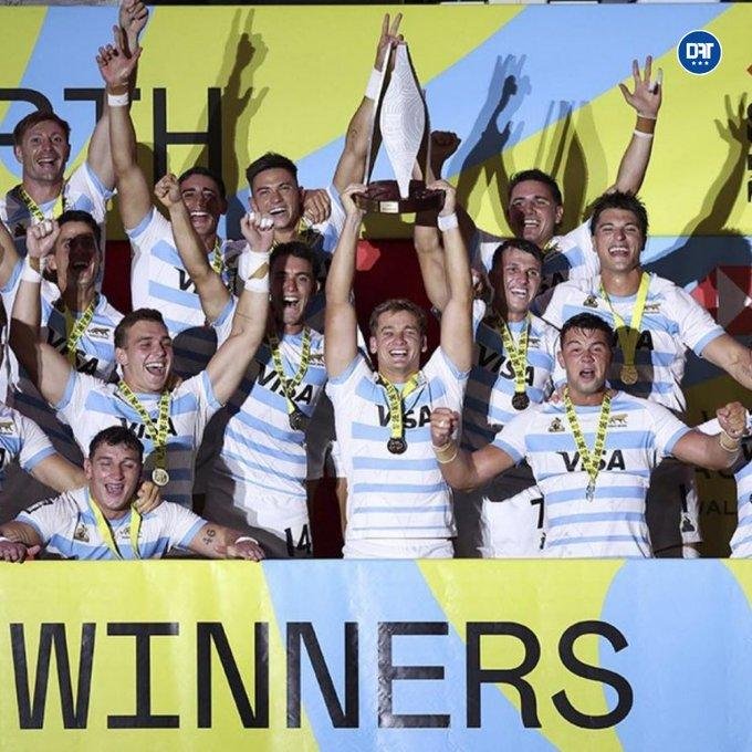 Los Pumas 7s, arrollaron a Australia y retuvieron el título por segunda vez