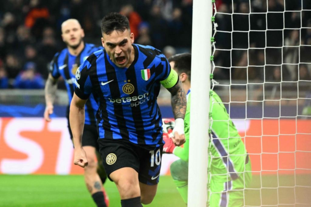Toro salvaje: triplete de Lautaro y festejo del Inter