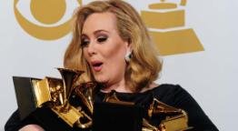 Adele, la gran ganadora en la noche de los premios Grammy
