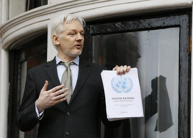 Expertos de la ONU dicen que la detención de Assange es arbitraria