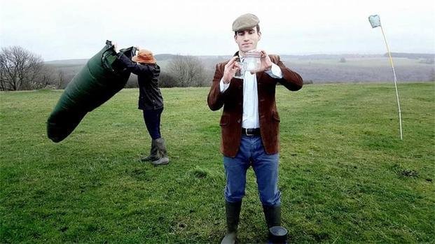 Un británico vende frascos de“aire puro” en China