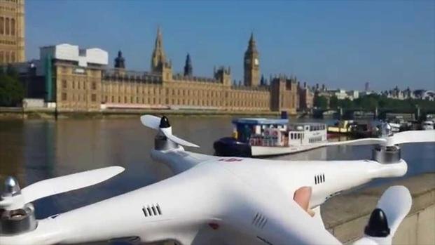 En Londres usarían águilas para derribar drones