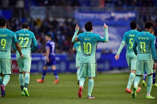 Con un gol de Messi, el Barcelona se impuso por 6 a 0 ante el Alavés