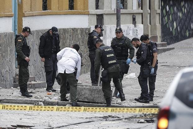 Una explosión en el centro de Bogotá deja al menos 26 heridos