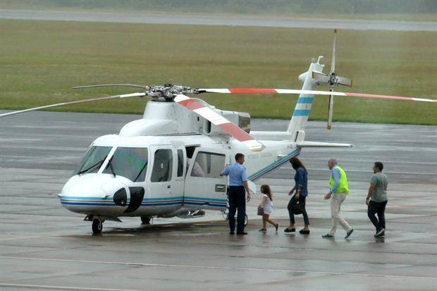 Afirman que "es correcto" el uso del helicóptero presidencial por parte de la Primera Dama