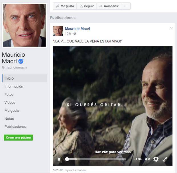 Macri: “La p... que vale la pena estar vivo”