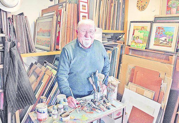 Dolor por la muerte  de Enrique Arrigoni,   destacado artista platense