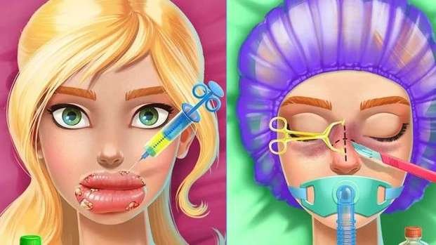 Bisturí virtual: buscan prohibir los juegos de cirugía estética para nenes