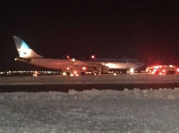 Susto en Nueva York con   un avión de Aerolíneas