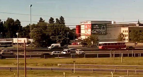 Video: Increíble choque en Panamericana