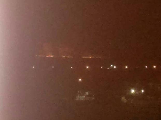 Nube de humo sobre Buenos Aires por un incendio en Ensenada