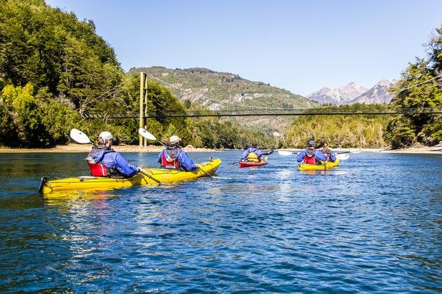 Río Arrayanes: remar en kayak en el paraíso