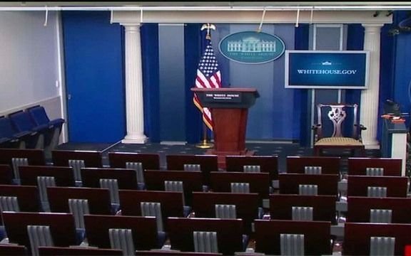 Prohíben la entrada de medios a una sesión en la Casa Blanca