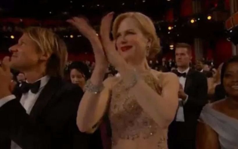 Video. Nicole Kidman es acusada de no saber aplaudir