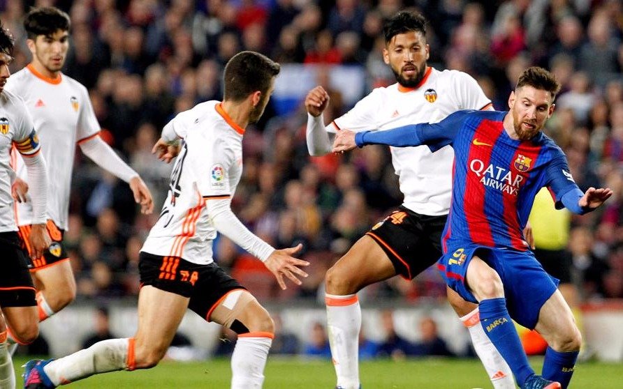 Barcelona le ganó por la mínima al Valencia en las semifinales de la Copa del Rey